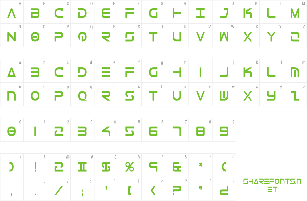 Font Tele-Marines Condensed Bold preview